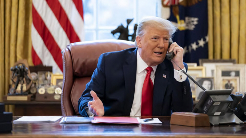 Разговор Трампа с Си Цзиньпином длился полтора часа